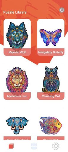 Фигурные пазлы необычных форм - Screenshot 4