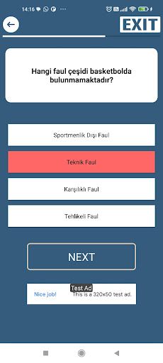 Basketball Quiz - Screenshot 2