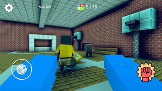 Blue Rainbow Monster Rope Game - Screenshot 2
