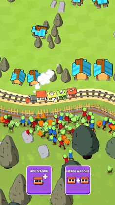 Merge Train Battle - Screenshot 2
