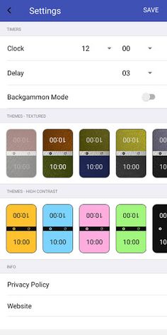 Gruman Chess Clock - Backgammo - Screenshot 4