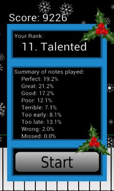 Christmas Piano - Screenshot 2
