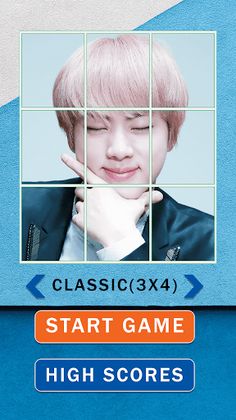 Kim Seok-jin Slide Puzzle Game - Screenshot 2