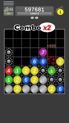 Drop The Number 7 : Ball Game - Screenshot 2