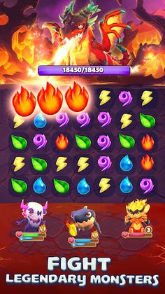 Monster Tales: Match 3 Puzzle - Screenshot 2