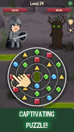 Hero Adventure - Match 3 Battl - Screenshot 2
