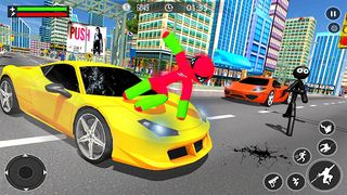 Flying Stickman Rope Hero Game - Screenshot 3