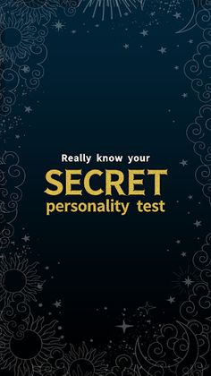 SECRET personality test - Screenshot 1