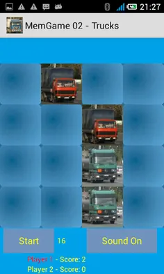 MemGame 02 - Trucks - Screenshot 2