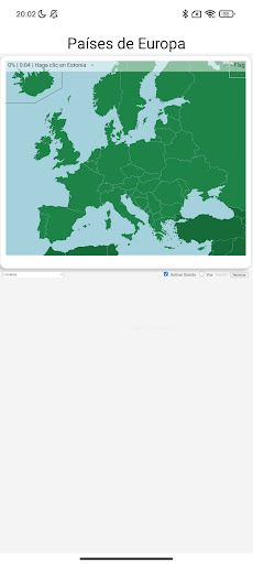Países de Europa Juego Mapa - Screenshot 1