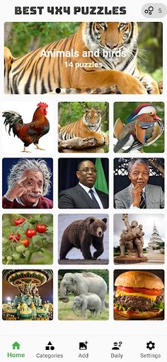 Puzzles 4x4 - Screenshot 1