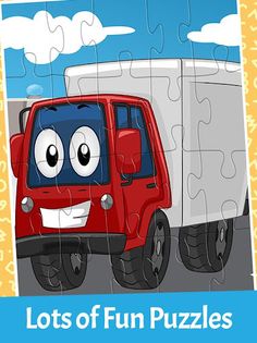 Kids Trucks Jigsaw Puzzle - Screenshot 3