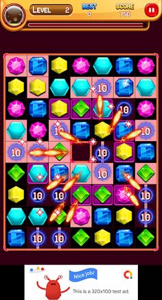 Shiny Jewel Match 3 - Screenshot 3