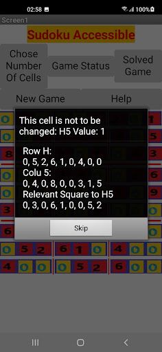 Sudoku Accessible Pro - Screenshot 2