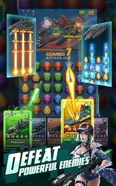 Battleship & Puzzles: Match 3 - Screenshot 4