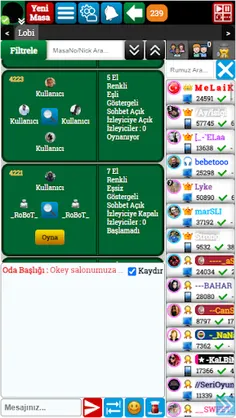 Okeyce Canlı Mobil Okey Oyunu - Screenshot 1