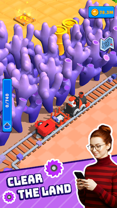 Train Miner: Idle Railway Game - Screenshot 3