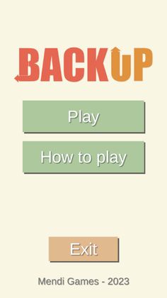 Back Up - The Board Game - Screenshot 1
