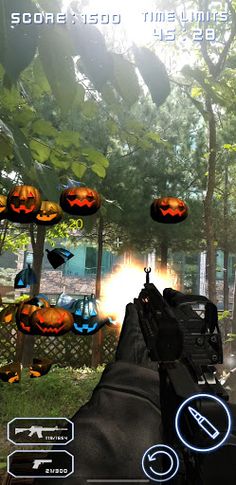 Pumpkin Shooter_AR 슈팅게임 - Screenshot 3
