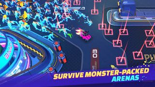 Crimson Wheels: Car Shooter - Screenshot 1