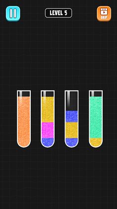 Color Sand Sort - Screenshot 2