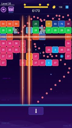 Bricks Balls Breaker - Bricks - Screenshot 1