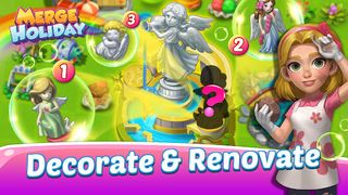 Merge Holiday: Garden & Pet - Screenshot 1