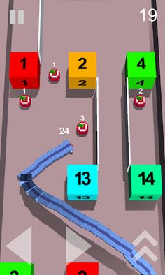 Rampage snake-Snake hits the b - Screenshot 1