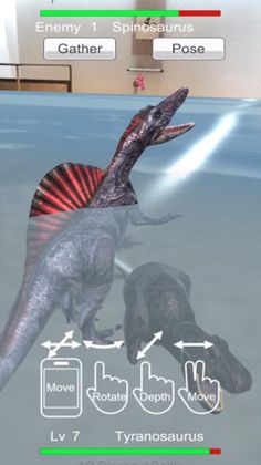 AR Dinosaur Battle (ARDB) - Screenshot 4