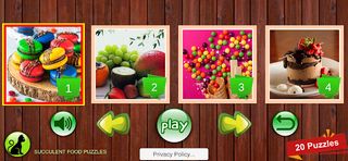 Succulent Food Puzzles - Screenshot 1