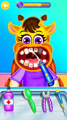 Zoo Animal Doctor Dentist Game - Screenshot 1