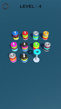 Color Hoop Stack - Screenshot 3