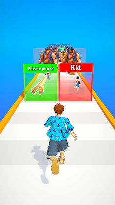 Rubber Piece Man Run 3D - Screenshot 1