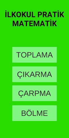 Matematik 4 işlem pratik - Screenshot 1