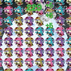 Zombie Crush 3-zombie heads ma - Screenshot 1