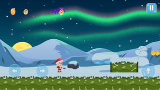 Winter Christmas Santa Runner - Screenshot 1