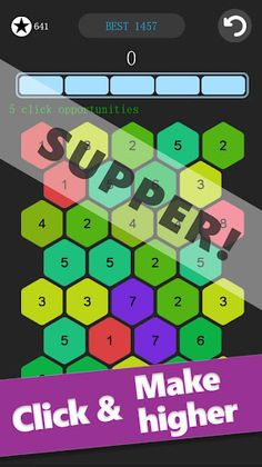 Click Hexagon -Fun puzzle game - Screenshot 1
