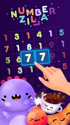 Numberzilla: Number Match Game - Screenshot 1