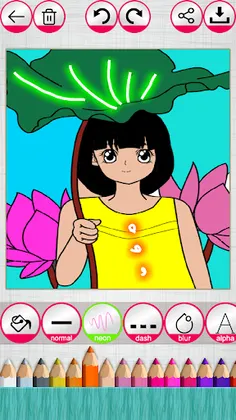 Paint The Sketch - A Coloring - Screenshot 1