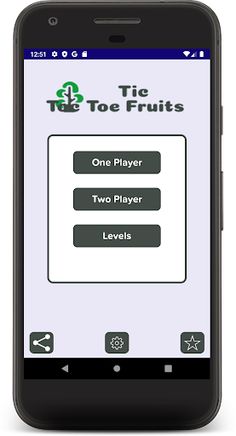 Tic Toc Toe Fruits - Screenshot 1