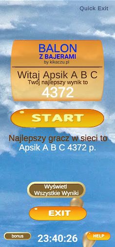 Balon z Bajerami - Screenshot 1