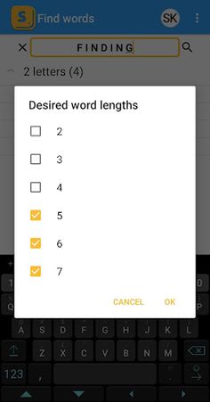 Find Words - Scrabble help - Screenshot 2