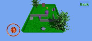 3D maze Push the Ball - Screenshot 2