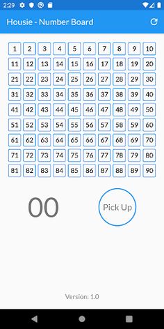 Housie Board - Number Picker - Screenshot 1