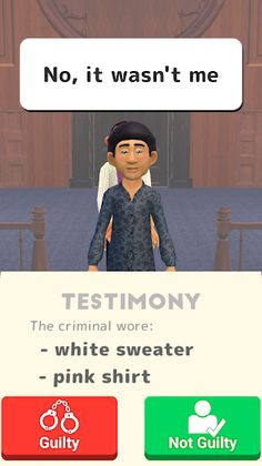 Guilty Or Not - Screenshot 1