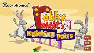 Zoo-phonics 4: Robby Rabbit's Matching Pairs - Screenshot 1