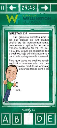 Quiz Enem Wellington Fagundes - Screenshot 3