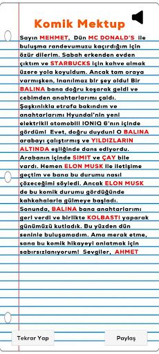 Komik Mektup - Screenshot 3