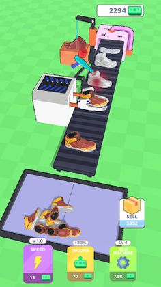 Idle Shoe Factory - Screenshot 2