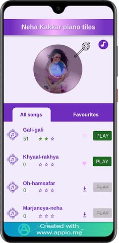 Neha Kakkar Piano Tiles - Screenshot 3